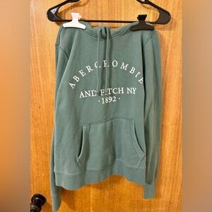 Abercrombie & Fitch Green Hoodie Size M